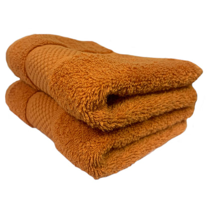 Sue Rossi Guest Towels 30 x 50cm Set Of 2, Organic Turkish Combed Cotton, 600gsm Thick, Soft & Absorbent Bathroom Or Kitchen Small Hand Towel