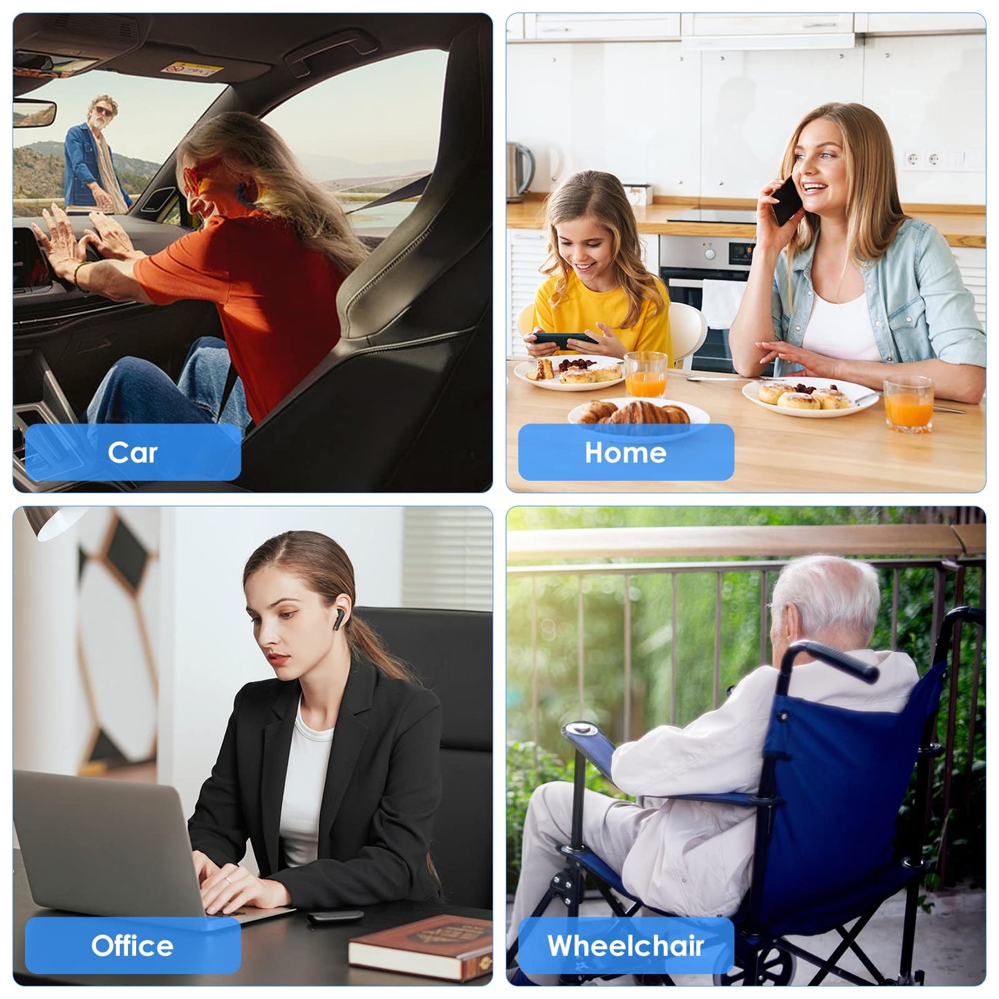 Gel Seat Cushion - Soft Sitter Honeycomb Cushions Double Thick Gel Cushion with Cloth Cover, Cooling & Ergonomic Support Pressure Cushion