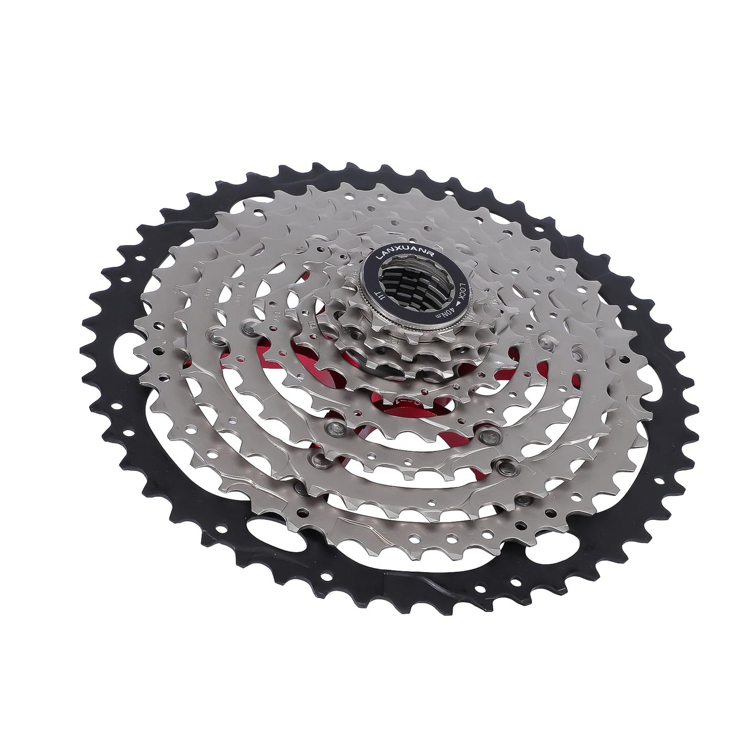 LANXUANR 9 Speed Mountain Bicycle Cassette Fit for MTB Bike, Road Bicycle?Super Light (11-46T)