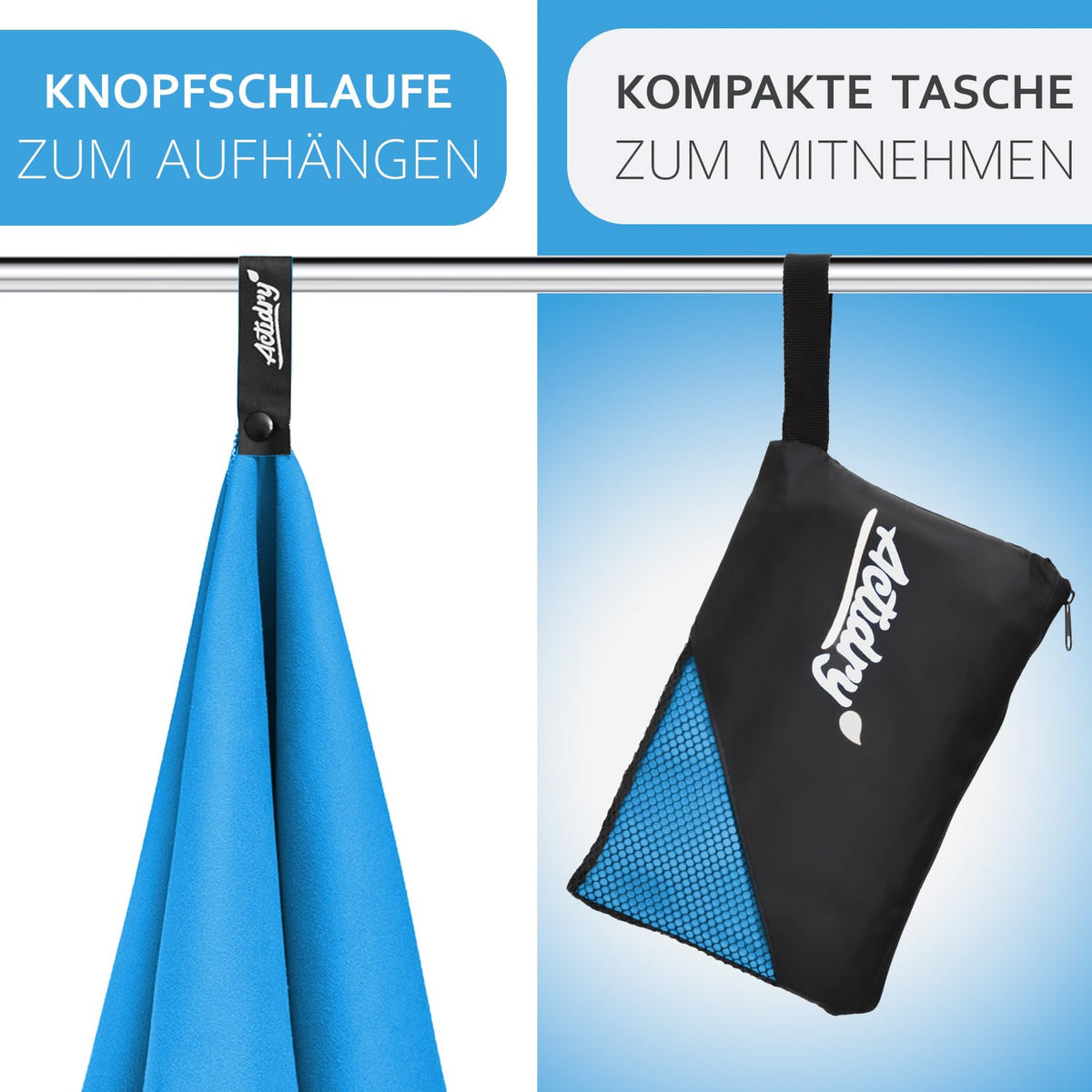 Actidry Microfibre Towel - light and absorbent - 9 colours S M L XL sizes - great for beach, sports and outdoor activity - S 40 x 80 cm 2 pieces