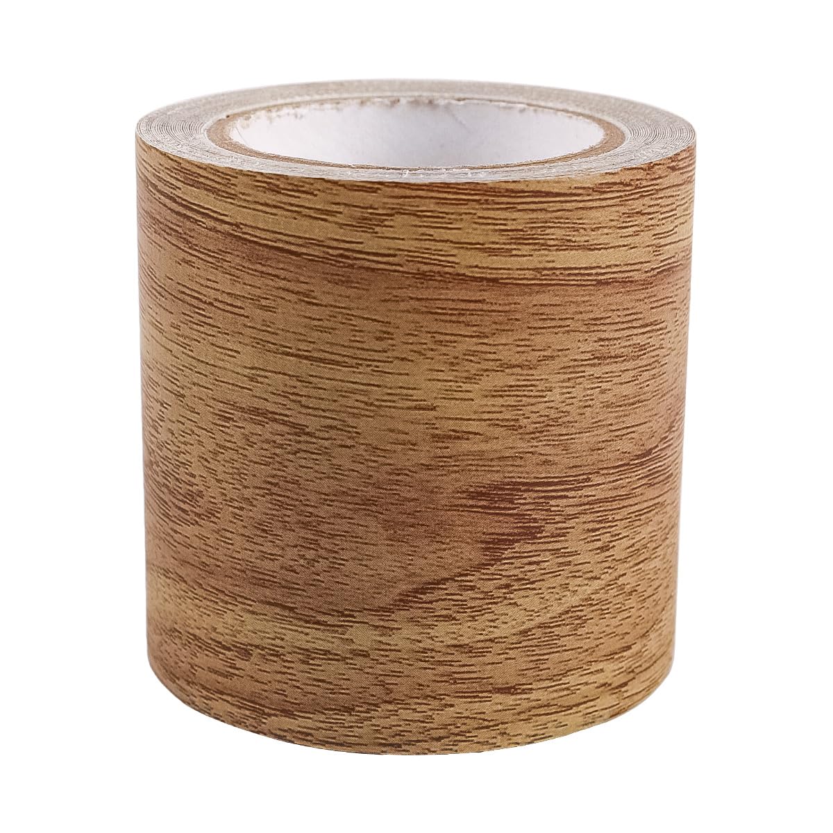 VOANZO DIY Wood Grain Repair Tape – Self-Adhesive Waterproof Brown Pine Wood Grain Tape for Furniture, Floor Repair, Wall Decoration, 2.2 Inch x 15ft