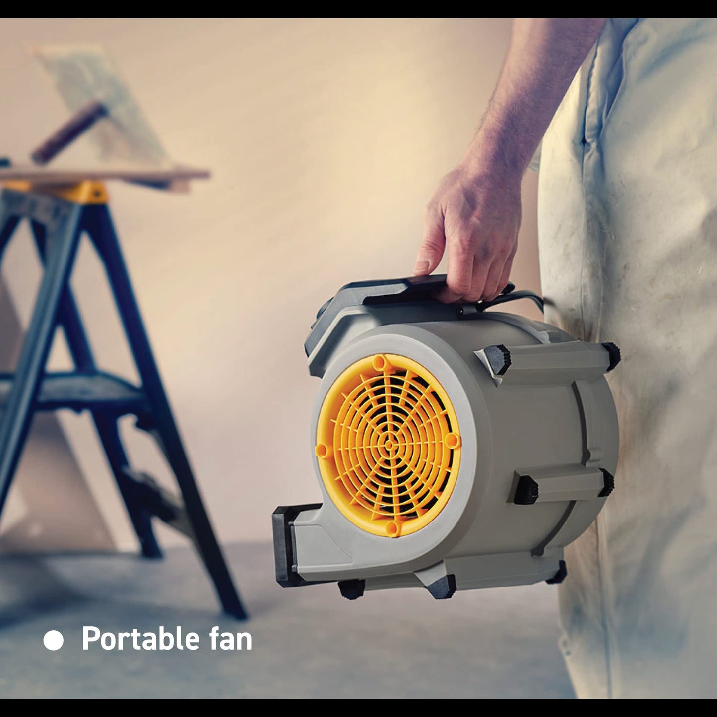 Vacmaster Air Mover Floor Fan. Low Noise, 3 Speed Setting Portable Blower Fan and Dryer. Energy Saving and Compact Design. Ideal for Ventilation,