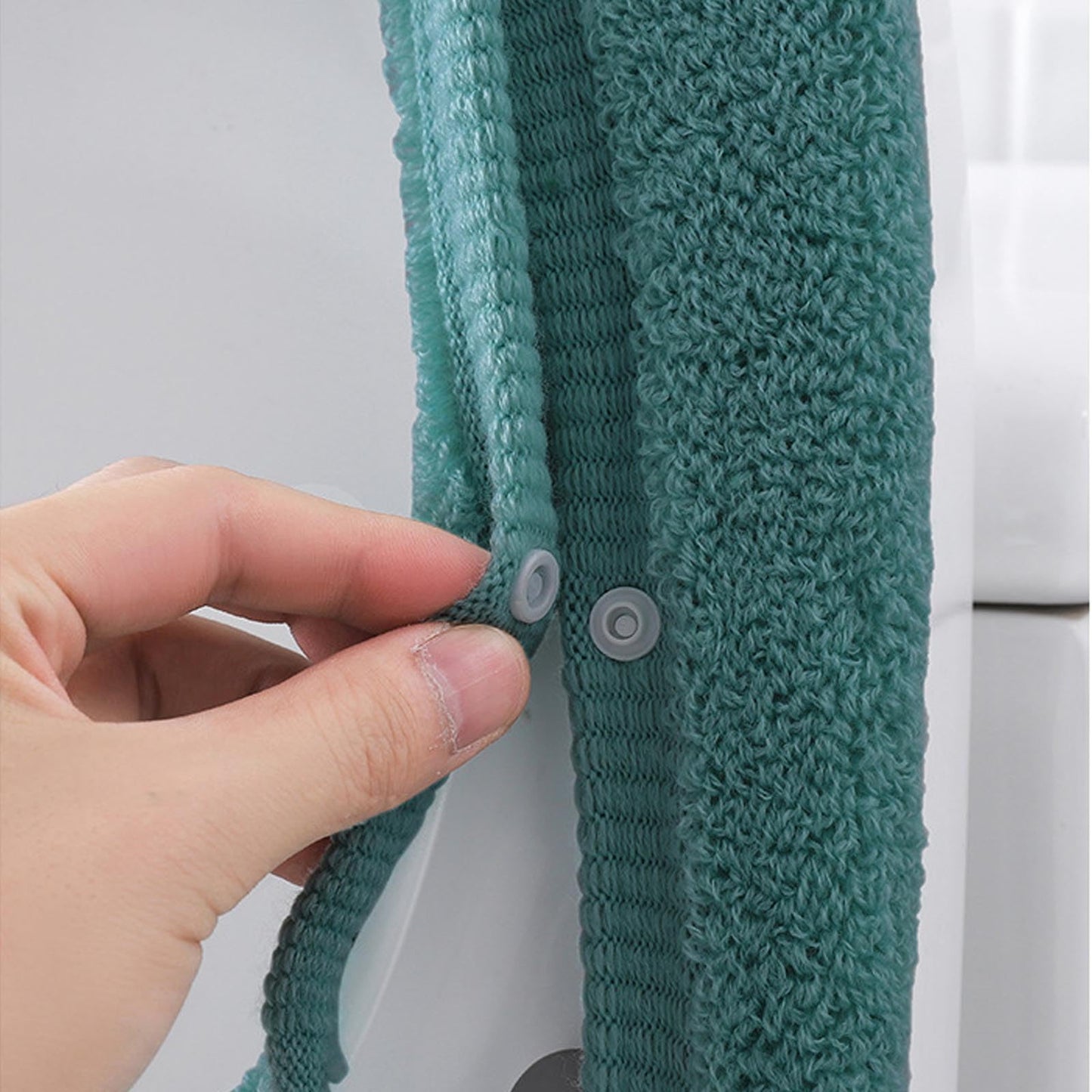 AYNKH 3PCS Soft Thicker Toilet Seat Warmer with Handles, Button Style Universal Cushion Plush Cover Closestool Pads