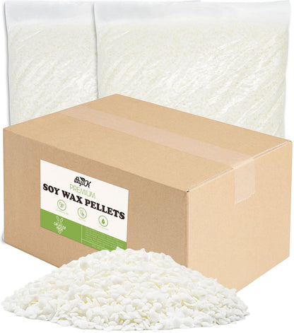 Soy Wax, BOYUJK Premium Natural Candle Wax, 100% Soy Wax for Candle Making from Organic Farm, No additives, Harmless and Pure (10KG)