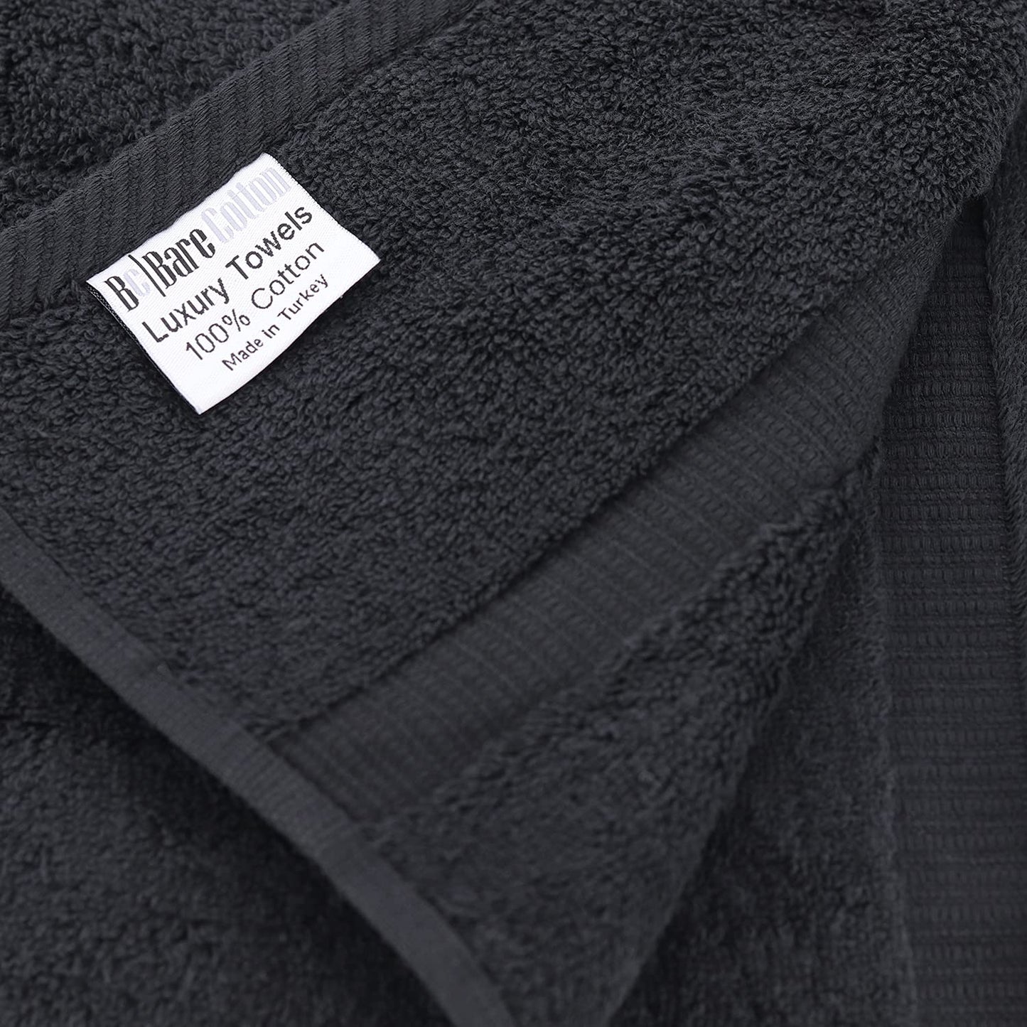 Luxury Hotel & Spa Quality, Quick Dry 100% Turkish Cotton 700 GSM, Eco Friendly Towel, for Bathroom Dobby Border Soft Bath Towel Set 27 X 54