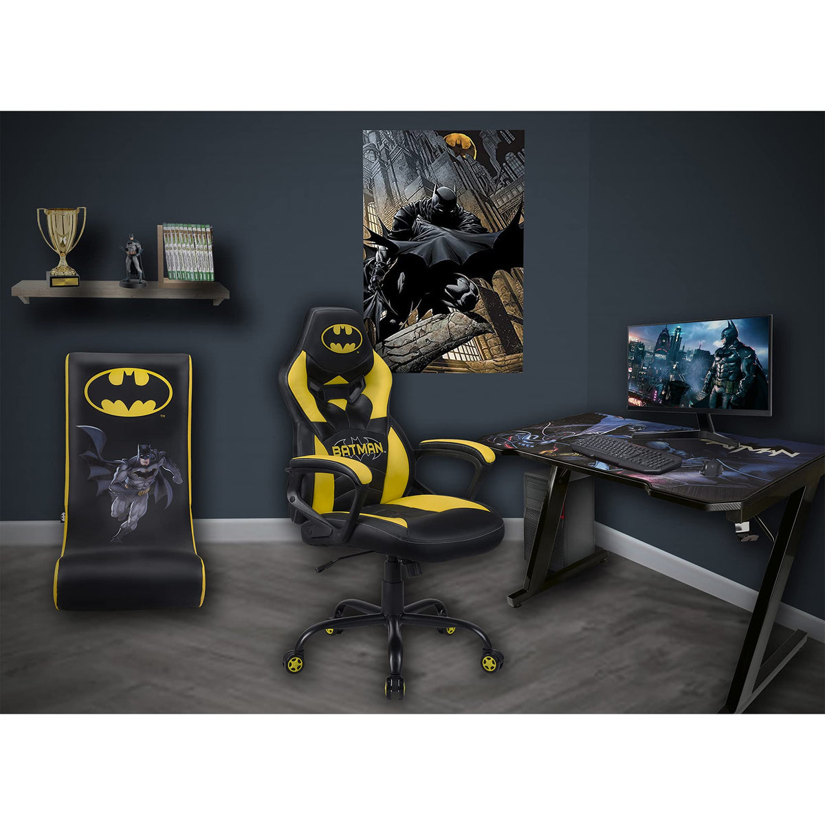Subsonic Batman - Junior gamer chair - Gaming office chair - Official License PS5