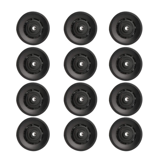 Topfinder 90mm Universal Bearing Pulley Wheel for Gym Fitness Equipment Cable Machine Wearproof Spare Part (12Pcs)