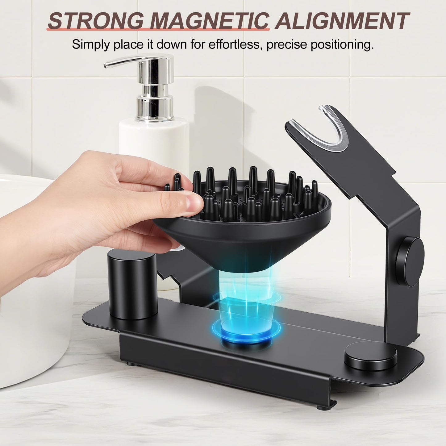 Affogato Hair Dryer Holder Stand Compatible with Dyson Supersonic r
