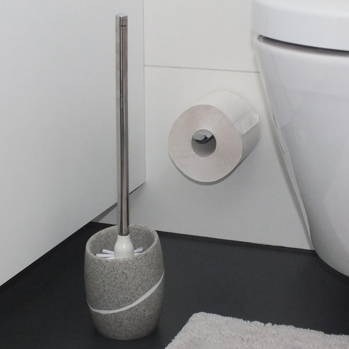 Kela "Talus Poly WC-Set, Plastic, Grey
