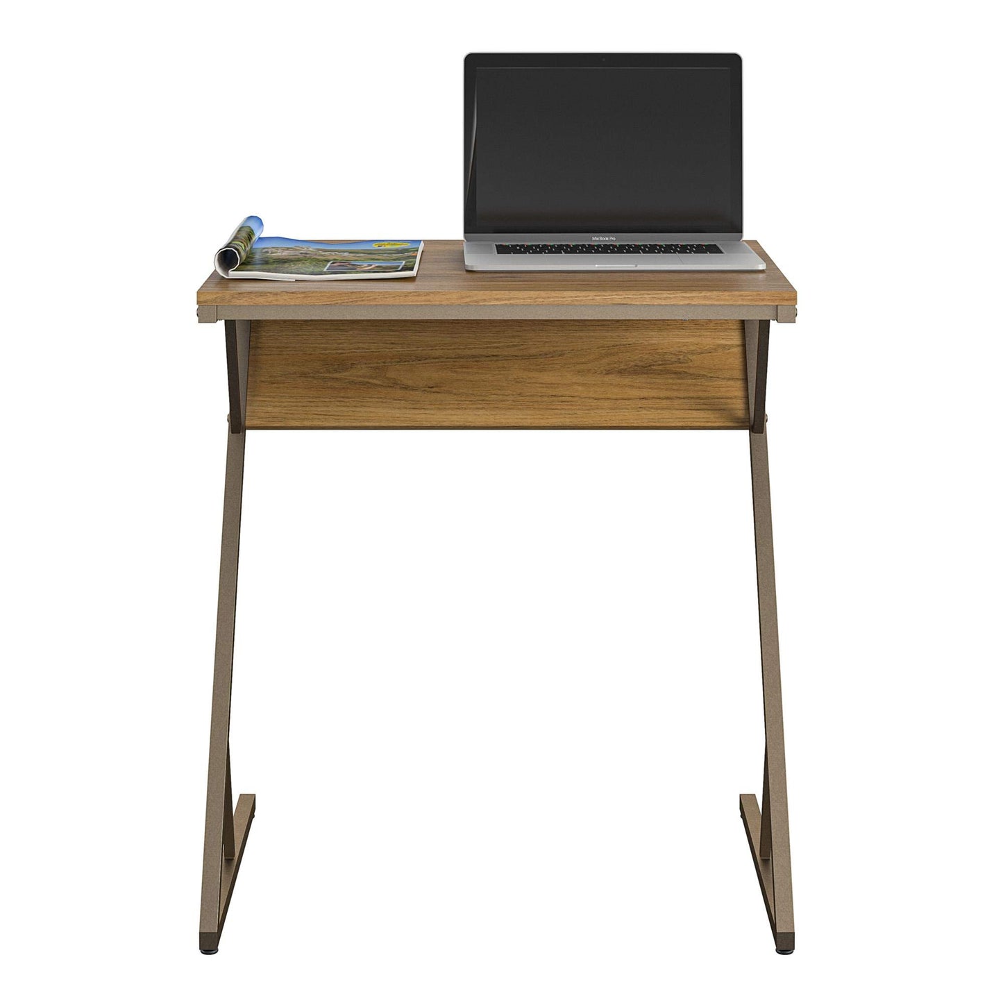Novogratz Regal Accent Table Walnut Look