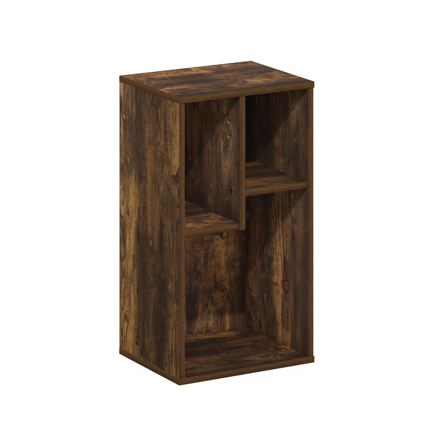 Furinno DALY Book Shelf, 3-Cube Bookshelf, Cube Storage Organizer Bookcase with Irregular Compartments, 23.9 x 29.7 x 54.1 cm, for Living Room