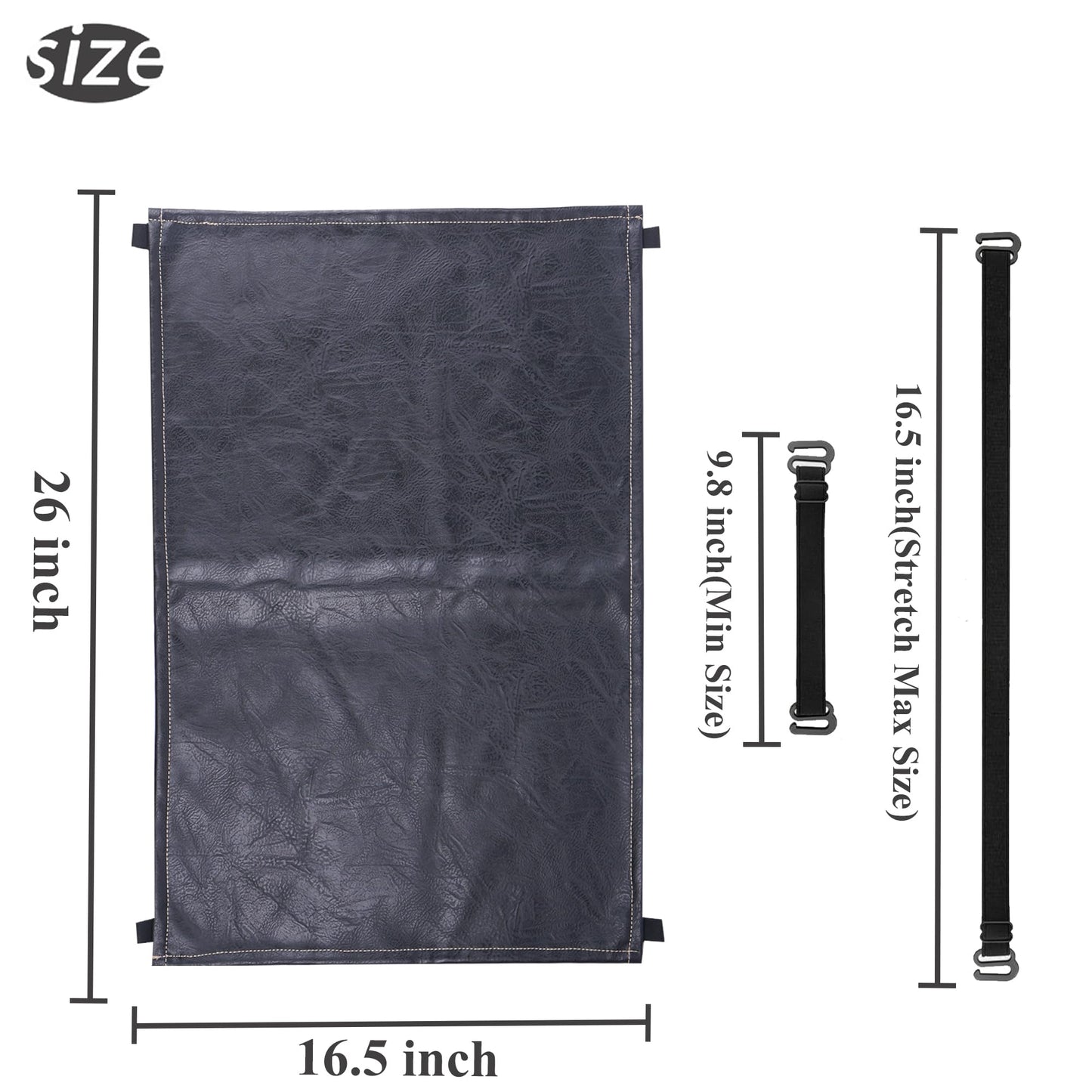 Mtzmy Recliner Headrest Protector,Non Slip Waterproof Headrest Cover,Leather Recliner Headrest Cover for Sofa,Furniture,Living Room,Office