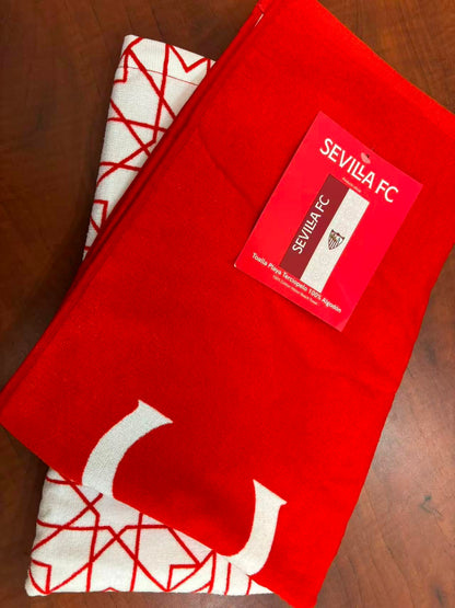 JYC CREATIVE - Highly Absorbent Beach, Pool & Gym Towel 75x150 cm - Quick-Dry Microfiber, for Sevilla FC Fans