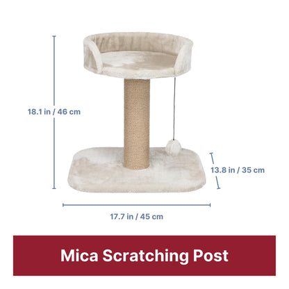 Trixie Scratching Post, light grey