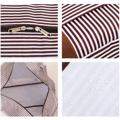 Waterproof Thick Large Storage Bag 600D Oxford Organizer Travel Luggage Bag For Blankets, Duvet,Pillows, Clothes Moving Home Brown, Large