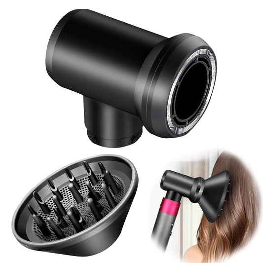 Chuancheng Diffuser and Adaptor for Dyson Airwrap Styler for Airwrap Styler Into A Hair Dryer Combination, 1.0 Count