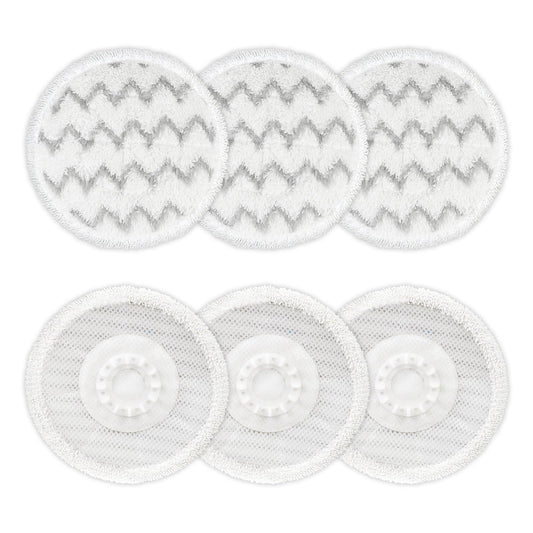YYDSLEE 6 Pack Replacement Steam Mop Pads for Shark S8000 S8001 S8200 S8201 S7001 S7201 S7000 S7005 S7020 S7001 Reusable Steam & Scrub Series