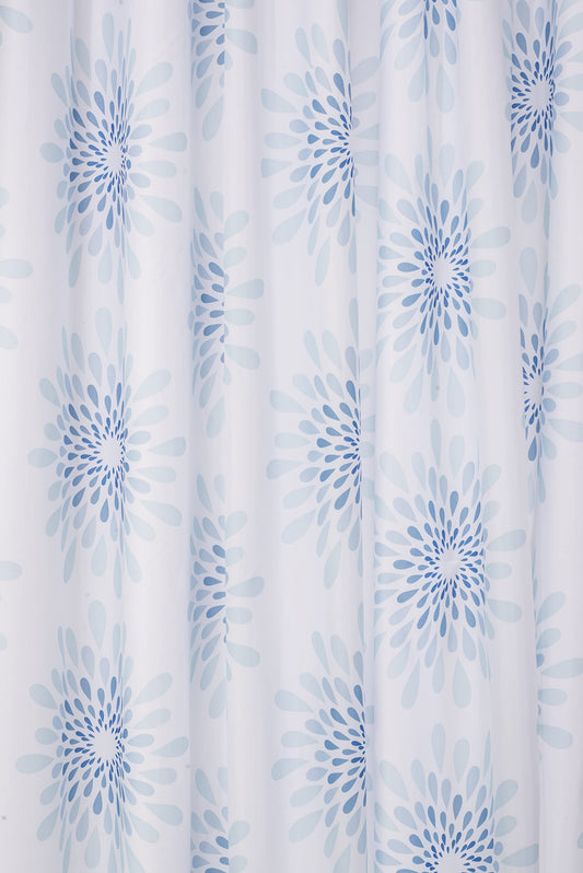 Croydex Splash Water-Resistant Textile Shower Curtain,1800 x 1800mm