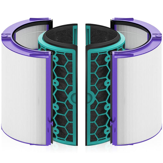 Air Purifier Replacement Filter Compatible with Dyson Pure Cool TP04 TP05 DP04 HP04 HP05, HEPA Activated Carbon Air Purifying Dyson Fan Filter