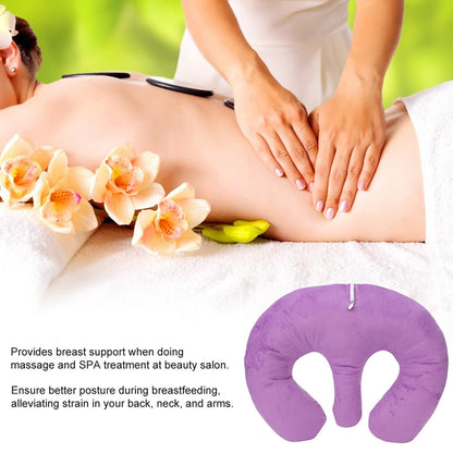 JTLB Beauty Salon Breast Support Pillow SPA Massage Chest Pillow Cushion Purple