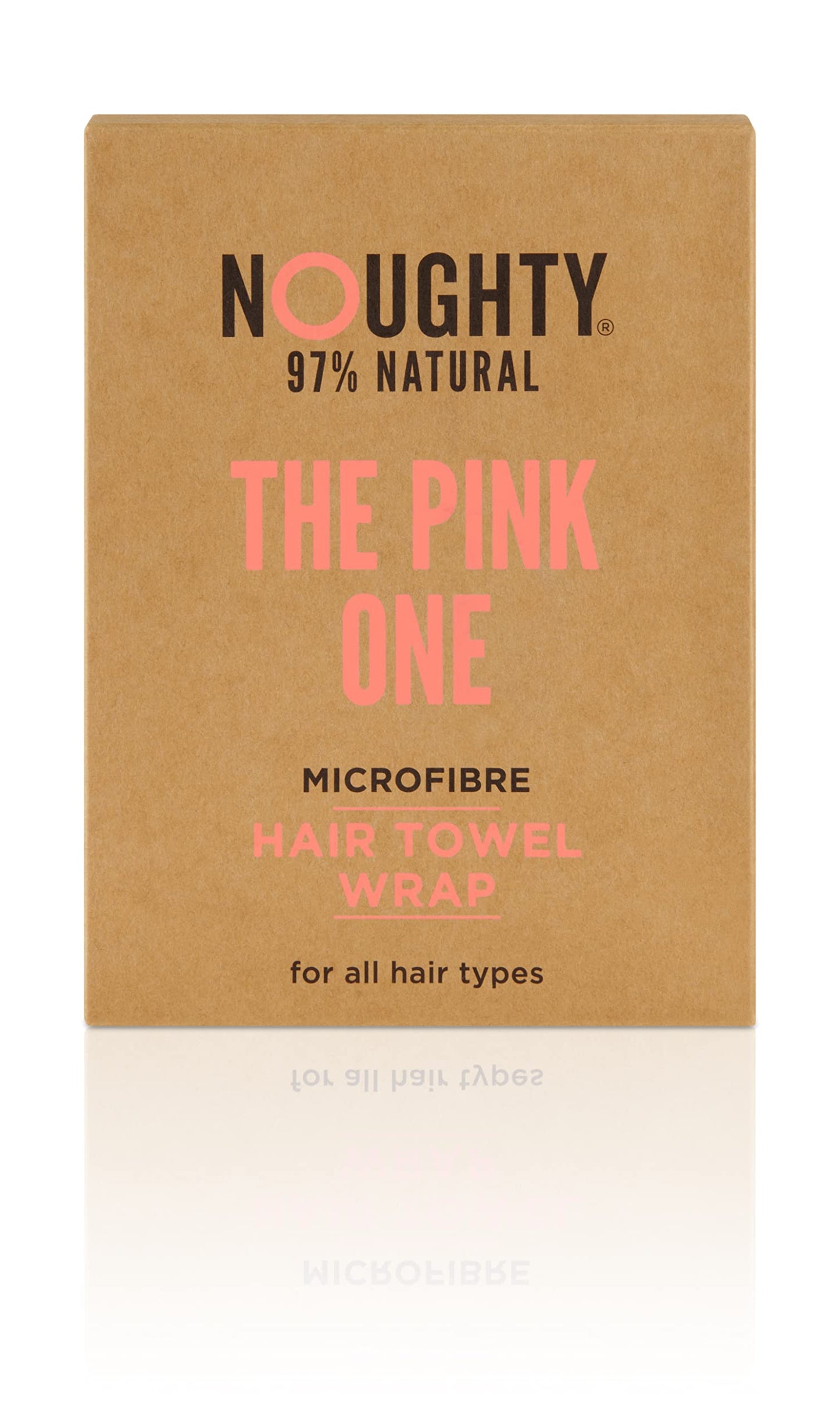 Noughty Microfibre Hair Towel Wrap, Pink