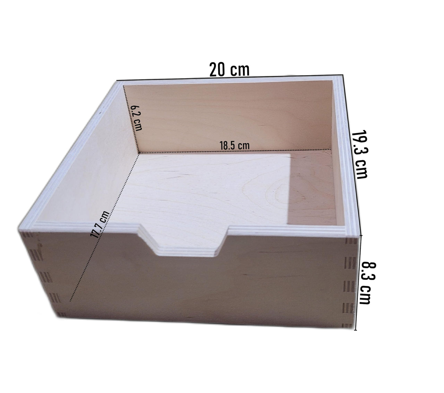 COLLECTOR Wooden World 5 Drawer Plain Wooden Storage Box Chest Cupboard Decoupage Solid Wood Jewellery Chest