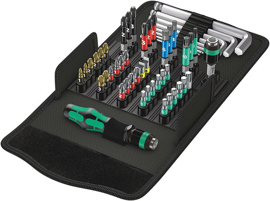 Wera Kraftform Kompakt 100 Screwdriving Service Kit, 52pc 05057460001