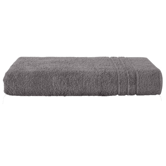 Komfortec Bath Towel 100 x 200 cm 100% Cotton Sauna Towel XXL Soft Large Terry Cloth Quick Drying Anthracite Grey