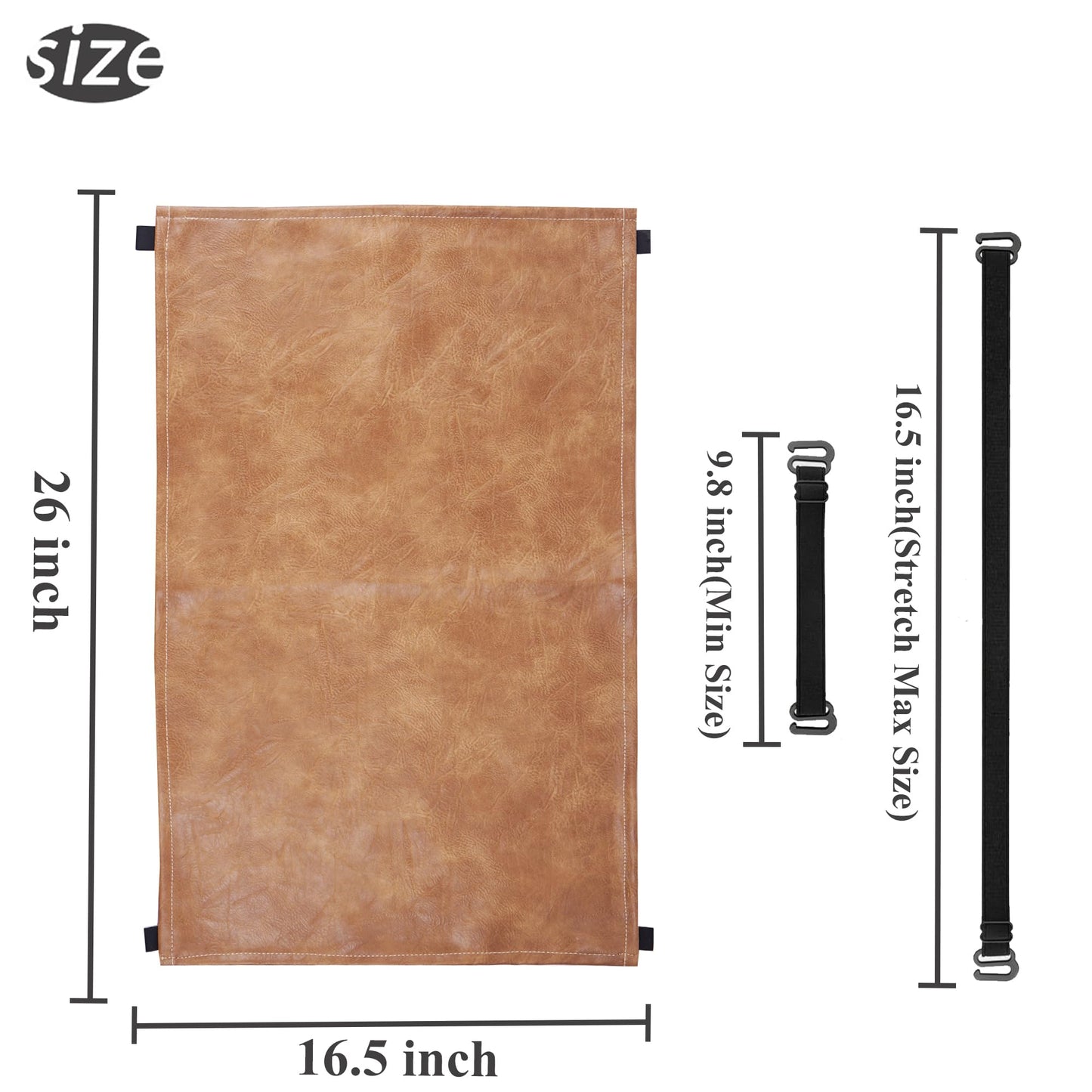 Mtzmy Recliner Headrest Protector,Non Slip Waterproof Headrest Cover,Leather Recliner Headrest Cover for Sofa,Furniture,Living Room,Office