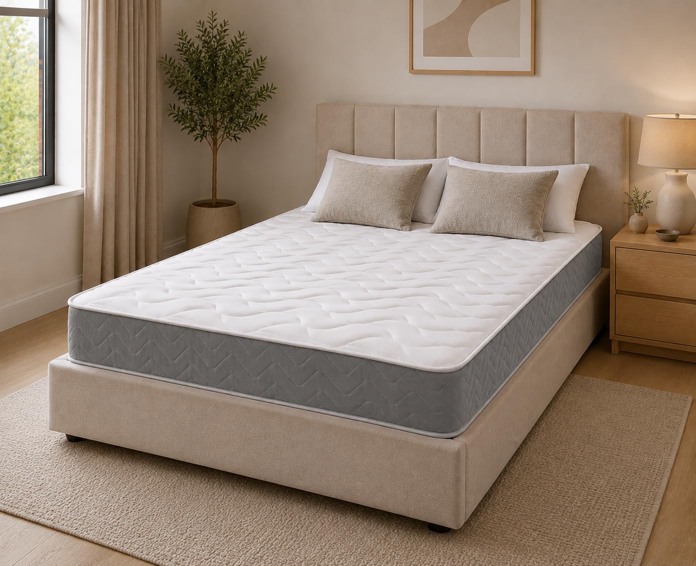 Starlight Beds Twilight Grey King Size Mattress - 5ft x 6ft6