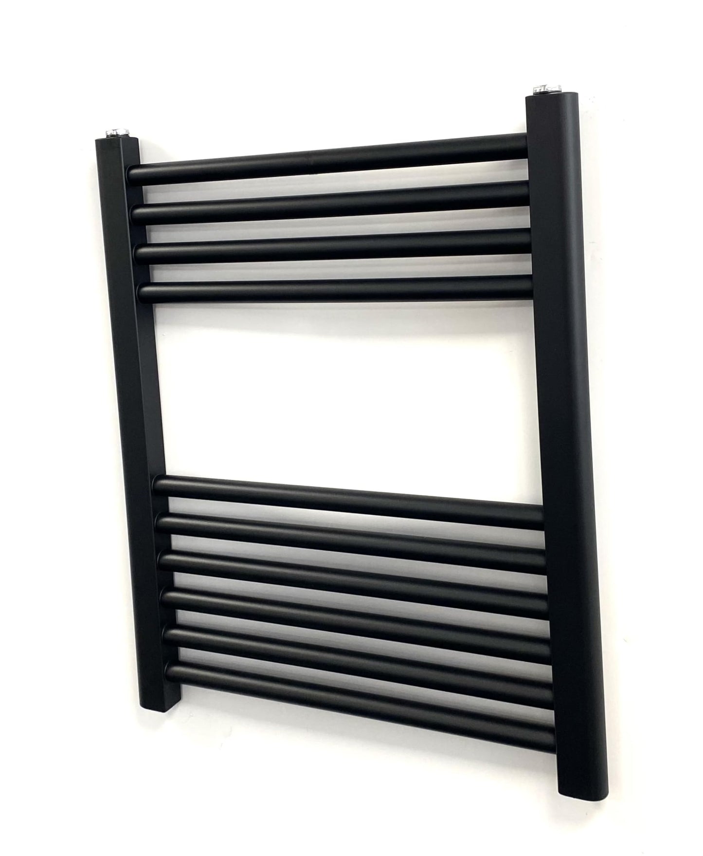 Greened House Milano Black Heated Towel Rail 500mm W x 600mm H