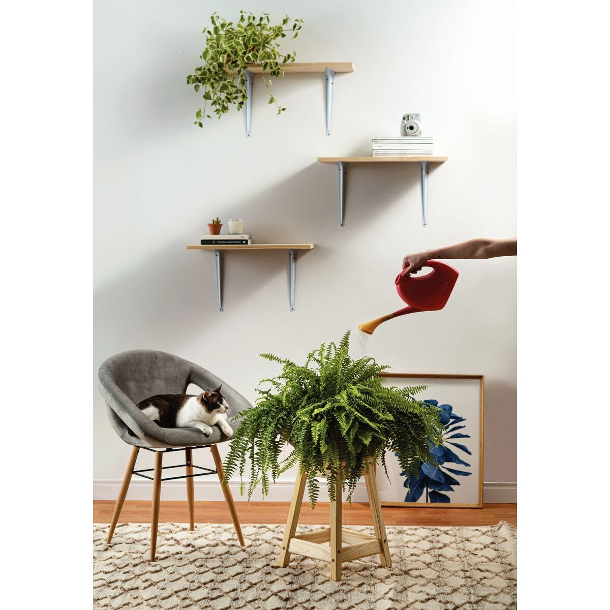 Tramontina Natural Pine Wood Stool Ø33 x 46.5cm