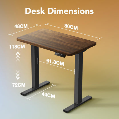 HUANUO Standing Desk 80x48cm mit 4 Memory height settings