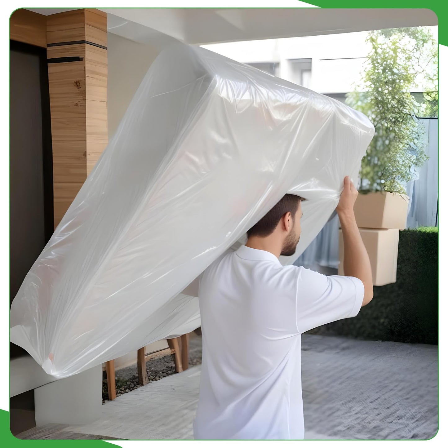 Dntorx Single Mattress Cover for Moving, Mattress Bags for Moving