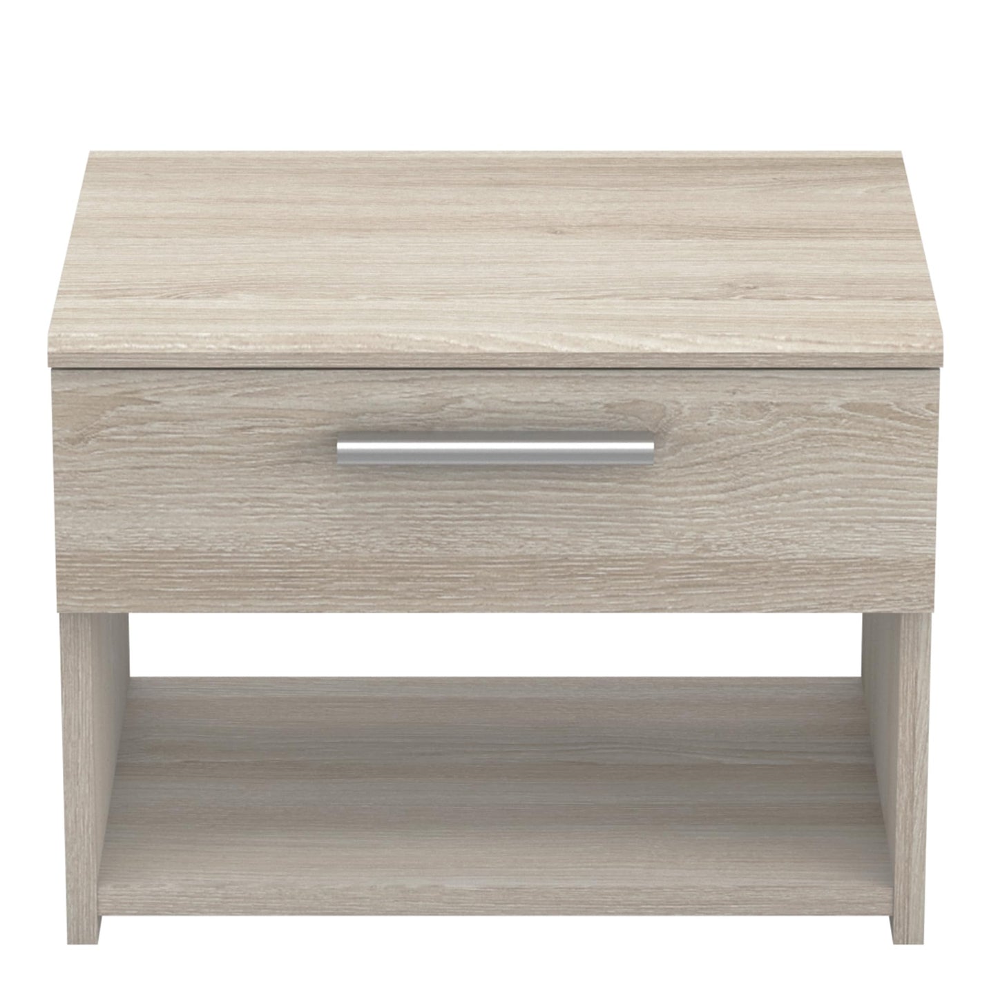 Demeyere - Table de Chevet Style Contemporain - Design Sobre et Épuré - 1 Tiroir Coulissant et 1 Niche - Collection PRICY 2