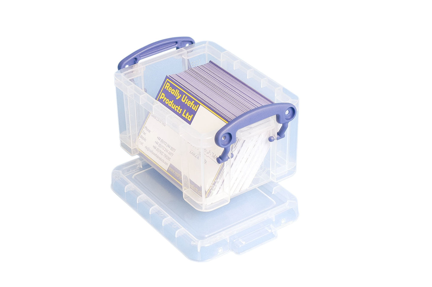Really Useful Plastic Storage Box 0.3 Litre Clear (Pack of 10)