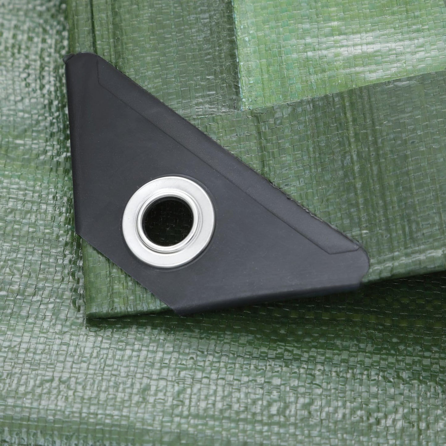 GardenMate 5m x 6m 120g/m? Green Tarpaulin - Waterproof, UV-Protected, Tear-Resistant