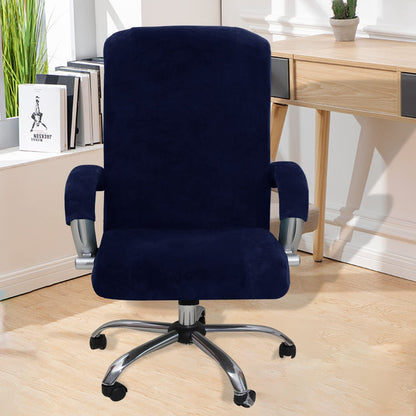 Bestenrose Velvet Office Chair Cover Stretch Computer Desk Armchair Covers