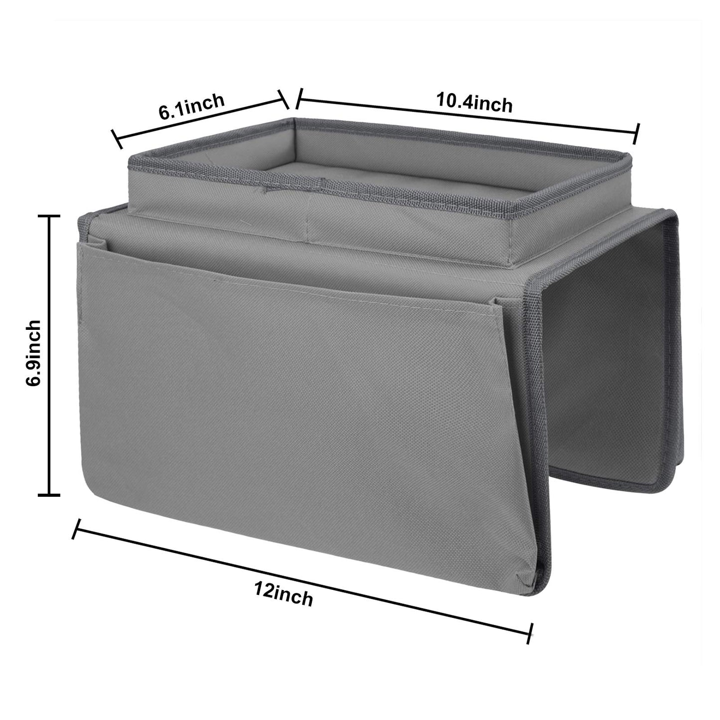 Sofa Armchair Organiser TV Remote Control Organizer Couch Caddy Arm Rest Bag Holder Sofa Tray Remote Caddy Chair Couch Storage 6 Pocket Armchair