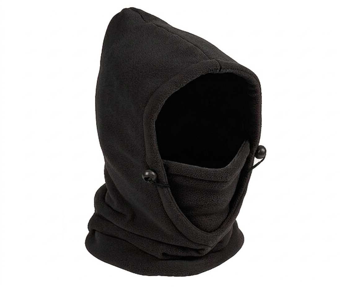 Fleece 6 in 1 Hood Black