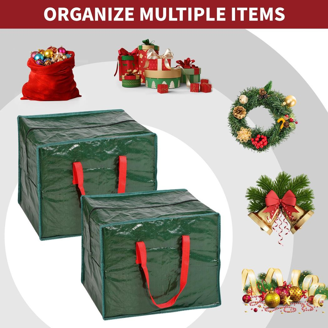 VINSANI XMAS BAUBLES & TINSEL STORAGE BAG 1010395