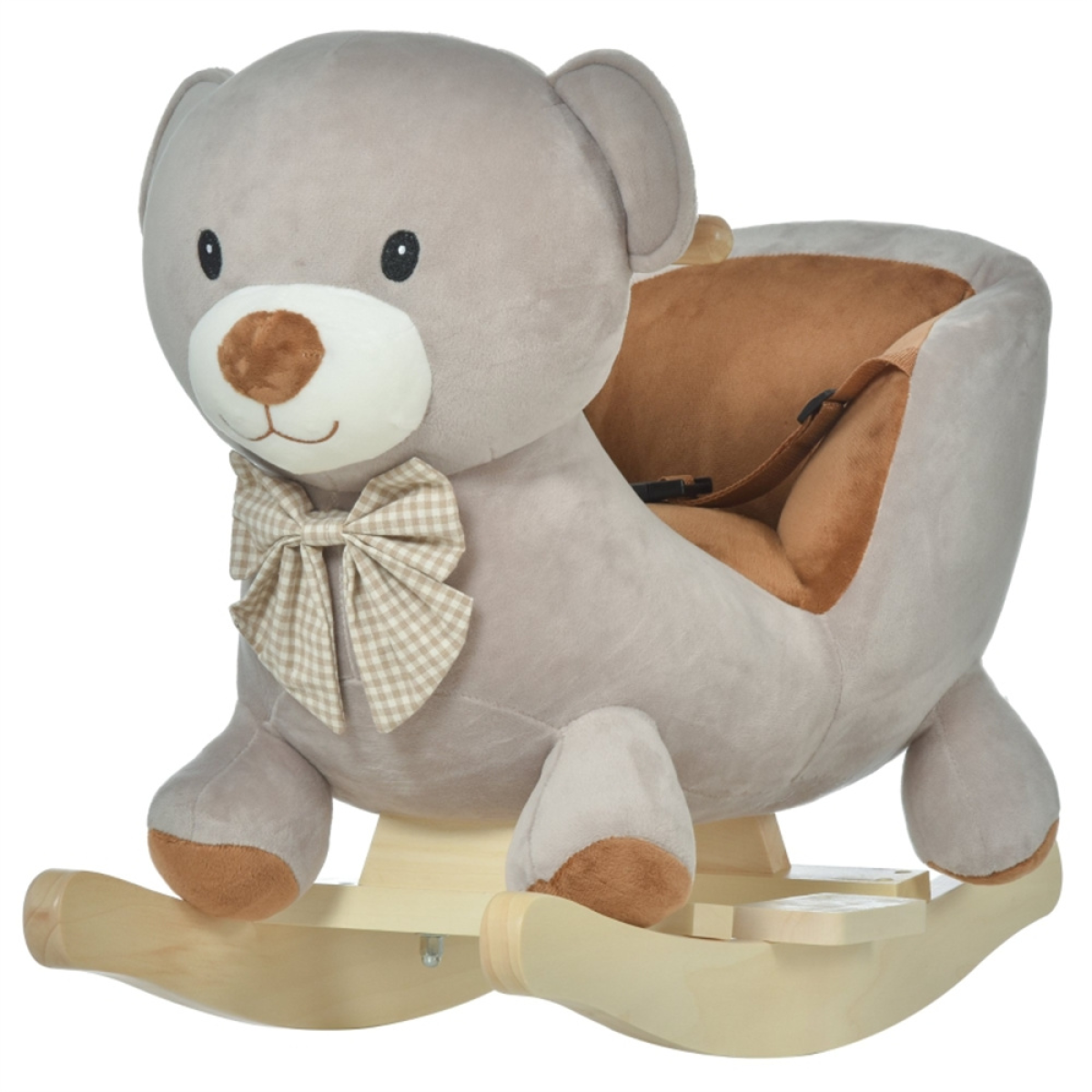 Baby Rocking Hors-Sound Brown ( Amazon Shipping)（Prohibited by WalMart）