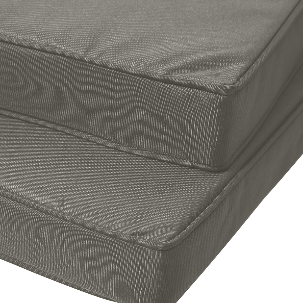 45 x 45cm Replacement Garden Seat Cushion Pad with Ties, Dark Grey