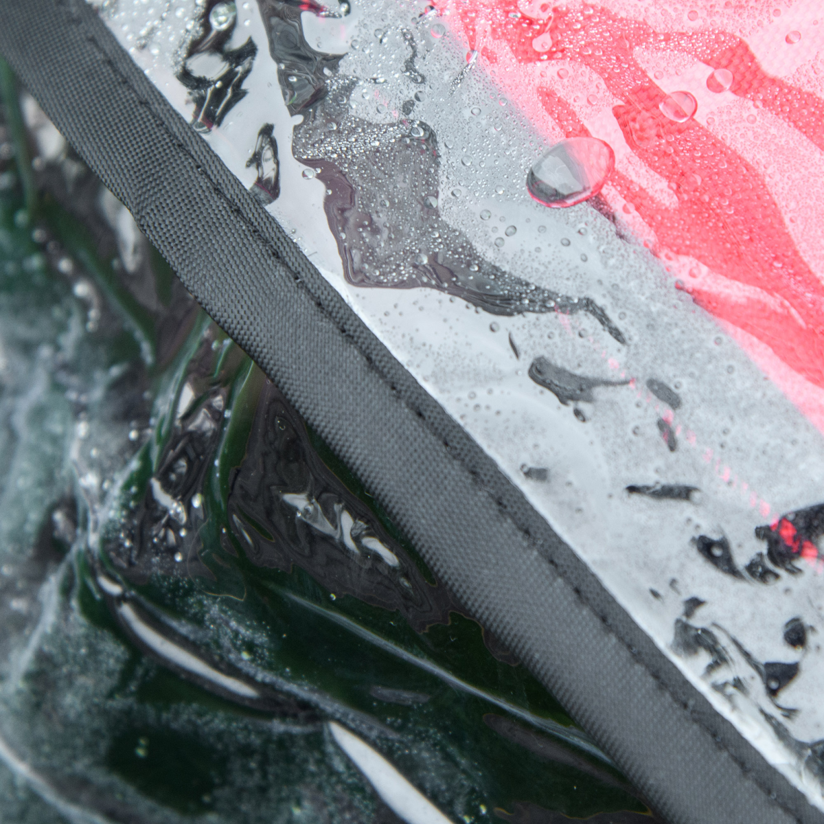 Dog Pram Rain Cover with Front, Rear Entry