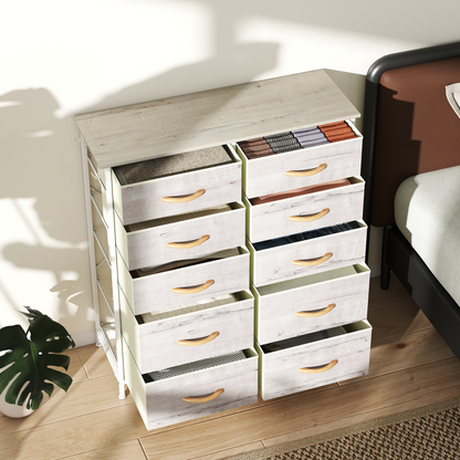 Wood Storage Chest of Drawers