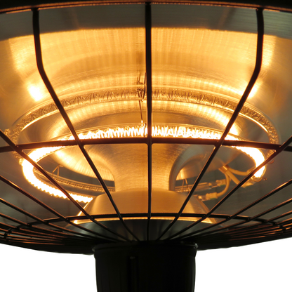 Adjustable Infrared Heater 1000/2500W Halogen Electric Light Ceiling Hanging