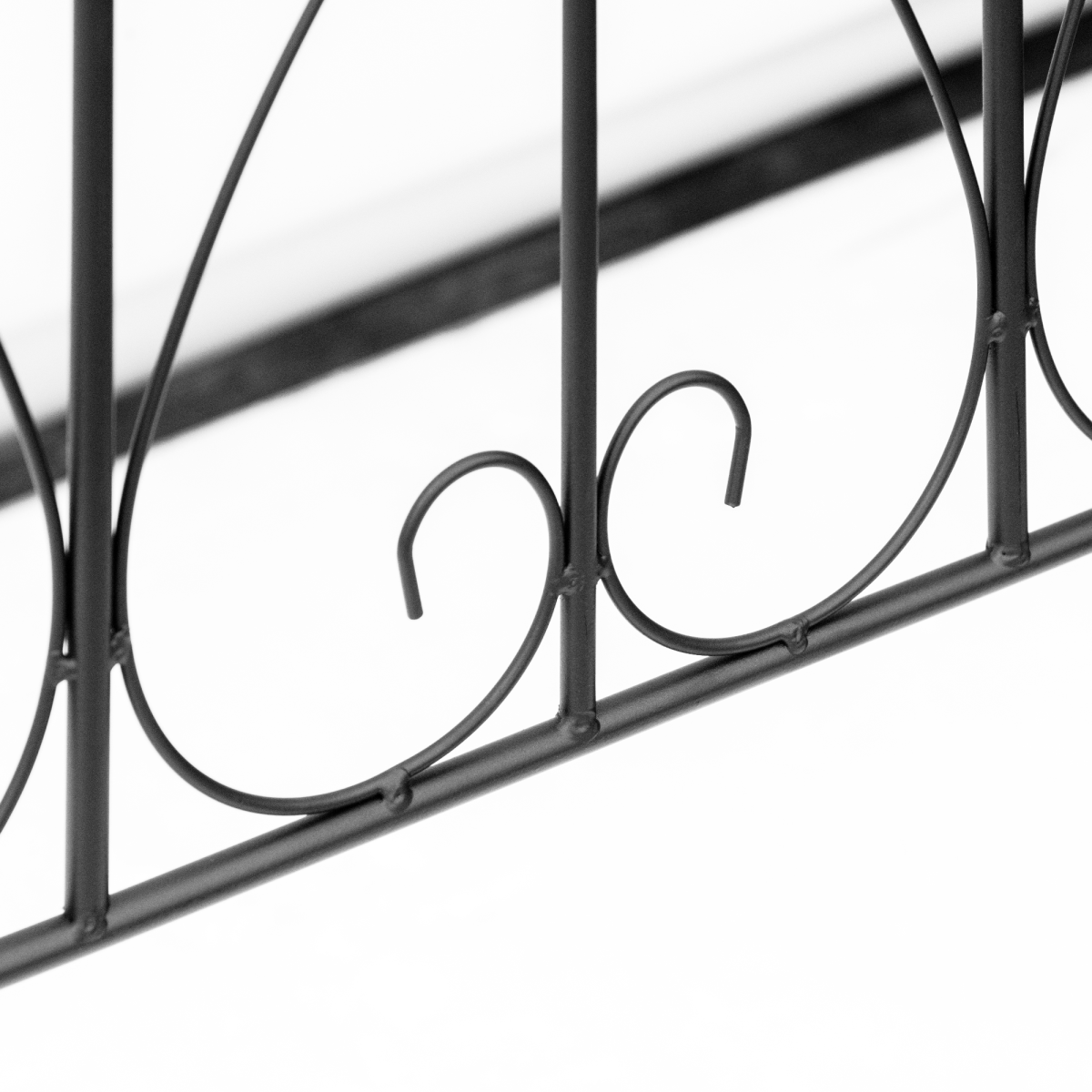 5PCs Decorative Garden Fencing Metal Border Edging