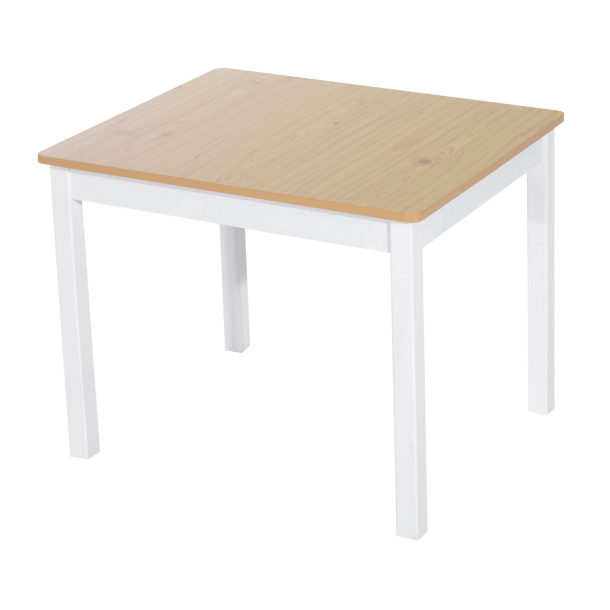 4-Piece Set Kids Wood Table Chair Bench Storage Function for 3 Years+ HOMCOM