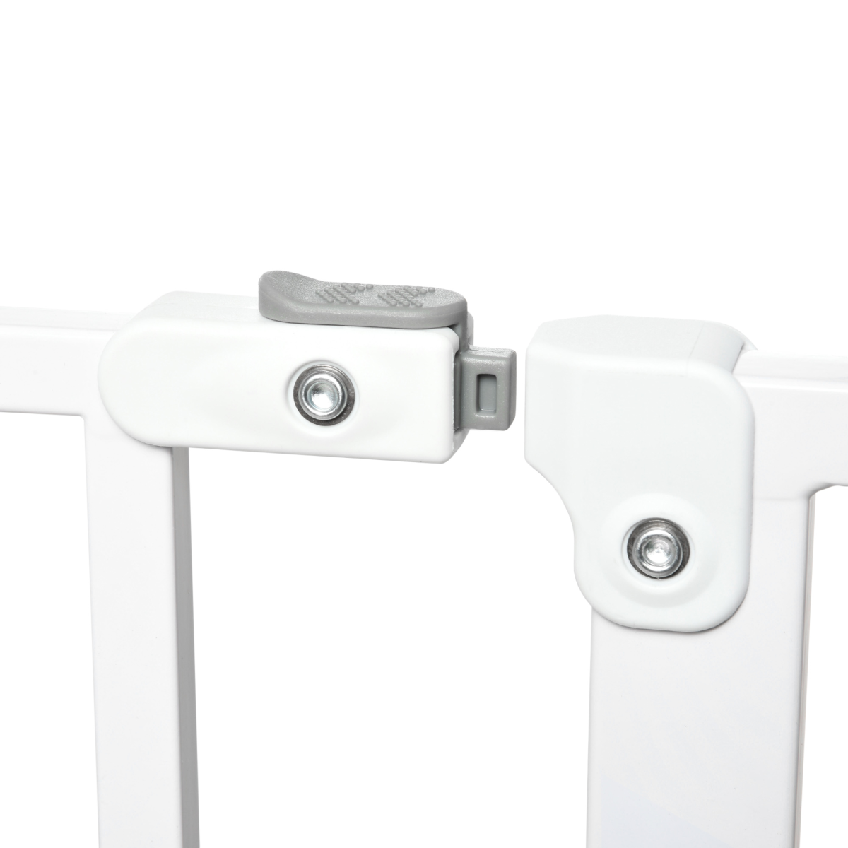 PawHut Dog Gate Wide Stair Gate w/ Door Pressure Fit, 75-115W cm, White