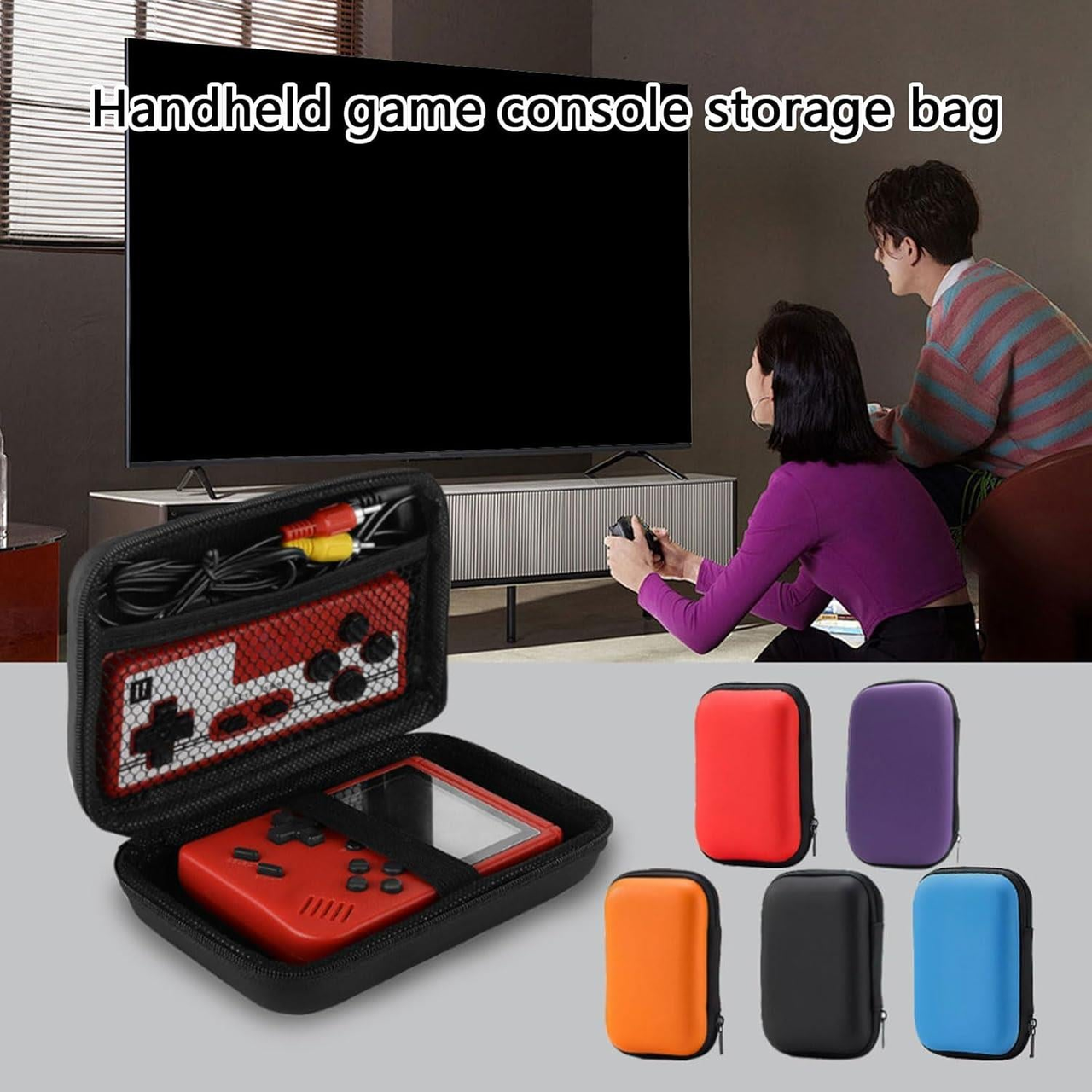 Gaming console R36S Case Retro Video Game Bags EVA Protective Cover Case